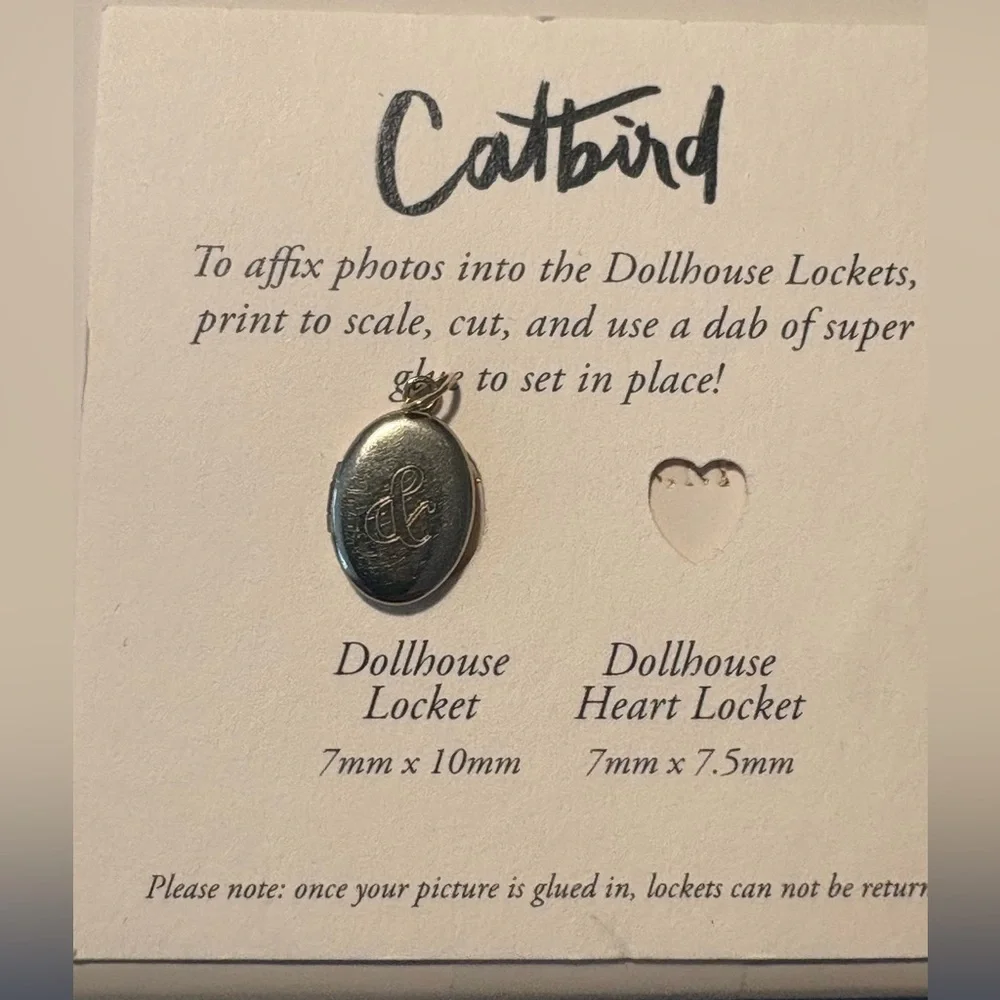 Catbird Gold Dollhouse Locket - Picture 10 of 16